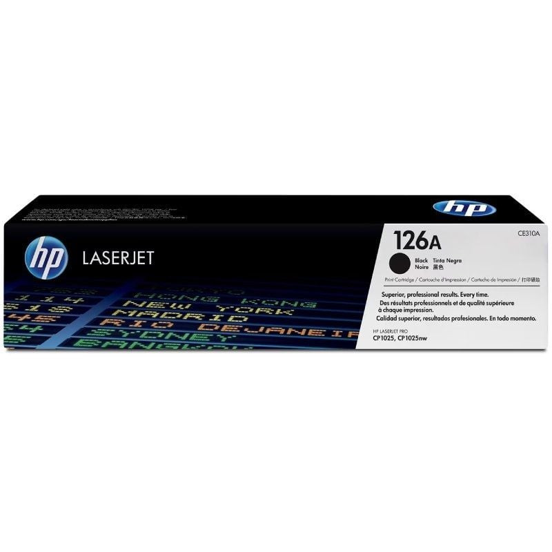 Tóner original hp nº126a/ negro